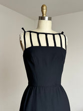 Load image into Gallery viewer, vintage 1960s cage neck dress {xs}