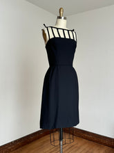 Load image into Gallery viewer, vintage 1960s cage neck dress {xs}