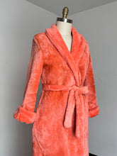 Load image into Gallery viewer, vintage 1960s fuzzy neon robe {L/XL}