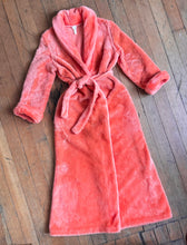 Load image into Gallery viewer, vintage 1960s fuzzy neon robe {L/XL}