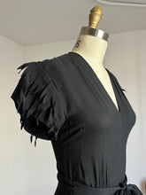 Load image into Gallery viewer, vintage 1940s novelty dress {xs}
