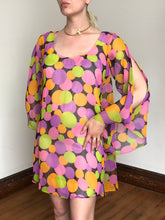 Load image into Gallery viewer, vintage 1960s novelty dress {xs}