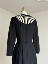 Load image into Gallery viewer, vintage 1960s cage neck dress {s}