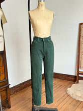 Load image into Gallery viewer, vintage 1990s green LEVIS 550s 28"W