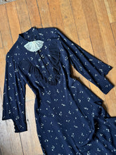 Load image into Gallery viewer, vintage 1930s rayon dress {m}