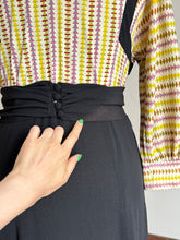 Load image into Gallery viewer, vintage 1940s rayon jersey dress {m}