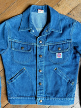 Load image into Gallery viewer, vintage 1970s GWG Scrubbies denim jacket