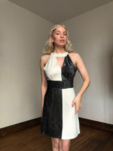 Load image into Gallery viewer, vintage 1960s lurex mini dress {xs}
