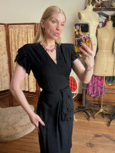 Load image into Gallery viewer, vintage 1940s novelty dress {xs}