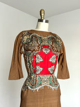 Load image into Gallery viewer, vintage 1960s scarf dress {xs}