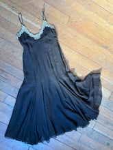 Load image into Gallery viewer, vintage 1930s silk dress {xxs}