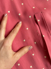 Load image into Gallery viewer, vintage 1940s pink gabardine jacket {L-XL}