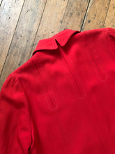 Load image into Gallery viewer, vintage 1940s red coat {L}