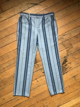 Load image into Gallery viewer, vintage 1960s blue striped pants