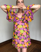 Load image into Gallery viewer, vintage 1960s novelty dress {xs}