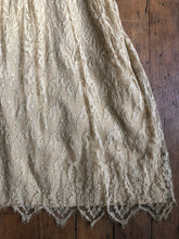 Load image into Gallery viewer, vintage 1930s lace dress {xs}
