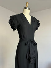 Load image into Gallery viewer, vintage 1940s novelty dress {xs}