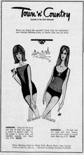 Load image into Gallery viewer, vintage 1960s Scandal Suit swimsuit {xs-s}