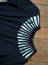 Load image into Gallery viewer, vintage 1960s cage neck dress {s}