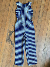 Load image into Gallery viewer, vintage 1960s striped jumpsuit {s}