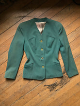 Load image into Gallery viewer, vintage 1940s collarless jacket {s}