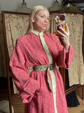 Load image into Gallery viewer, vintage 1940s pink gabardine jacket {L-XL}