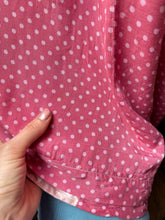 Load image into Gallery viewer, vintage 1940s pink polka dot dress {m}