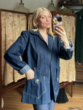 Load image into Gallery viewer, vintage 1950s denim jacket {XL/1X}