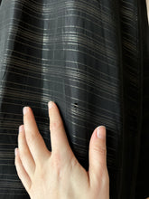 Load image into Gallery viewer, vintage 1950s black & gold party dress {m}