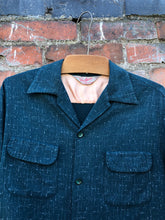 Load image into Gallery viewer, vintage 1950s green fleck shirt