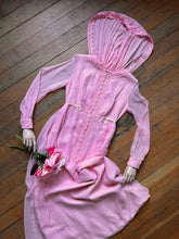 Load image into Gallery viewer, vintage 1960s hooded gown {xs}