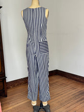 Load image into Gallery viewer, vintage 1960s striped jumpsuit {s}