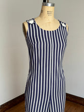 Load image into Gallery viewer, vintage 1960s striped jumpsuit {s}