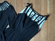 Load image into Gallery viewer, vintage 1960s cage neck dress {xs}