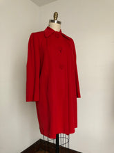 Load image into Gallery viewer, vintage 1940s red coat {L}