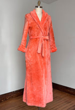 Load image into Gallery viewer, vintage 1960s fuzzy neon robe {L/XL}
