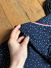 Load image into Gallery viewer, vintage 1940s 50s polka dot dress {XL}