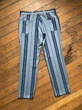 Load image into Gallery viewer, vintage 1960s blue striped pants