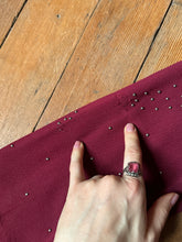 Load image into Gallery viewer, AS-IS vintage 1940s shooting star studded dress {m}