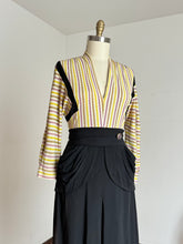 Load image into Gallery viewer, vintage 1940s rayon jersey dress {m}