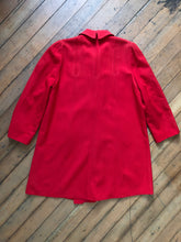 Load image into Gallery viewer, vintage 1940s red coat {L}