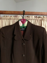 Load image into Gallery viewer, vintage 1940s brown jacket {m}