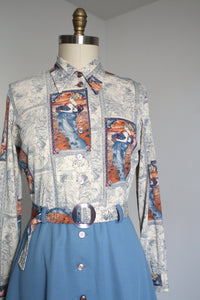 vintage 1970s novelty dress {L/XL}