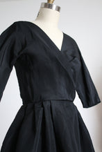 Load image into Gallery viewer, vintage 1950s silk party dress {xxs}