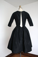Load image into Gallery viewer, vintage 1950s silk party dress {xxs}