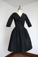 Load image into Gallery viewer, vintage 1950s silk party dress {xxs}