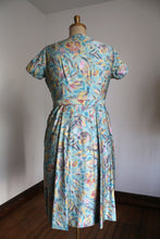 Load image into Gallery viewer, vintage 1950s cotton day dress {XL}