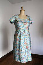 Load image into Gallery viewer, vintage 1950s cotton day dress {XL}
