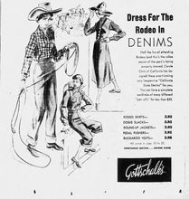 Load image into Gallery viewer, vintage 1950s denim jacket {XL/1X}