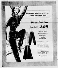 Load image into Gallery viewer, vintage 1950s denim jacket {XL/1X}